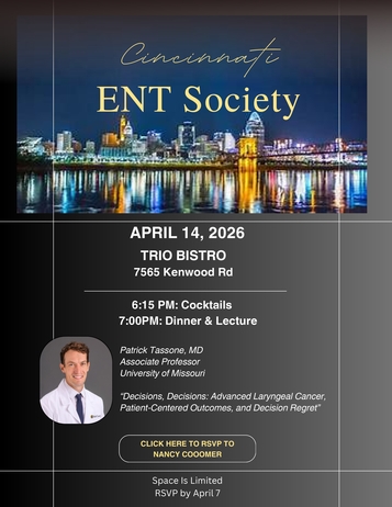 Ent Society Dinner April 14 Patrick Tassone Md Page 0001